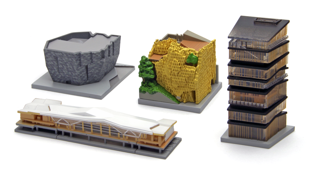 ケンエレファント：隈研吾 ARCHITECTURE MINIATURE COLLECTION